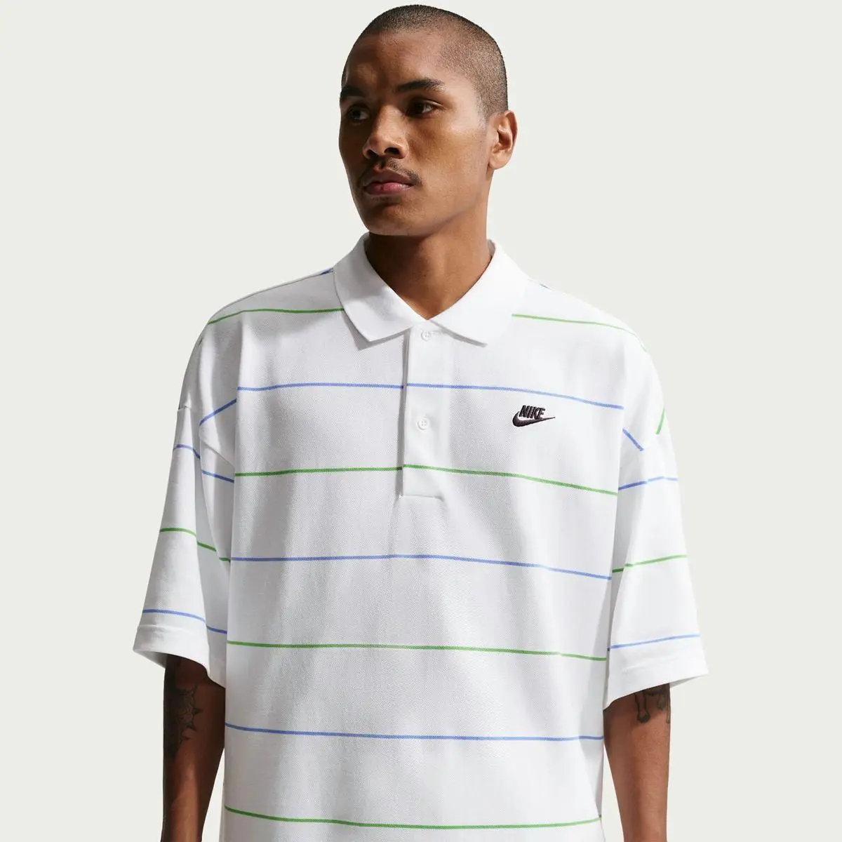 Футболка чоловіча Nike M Nk Club Os Stripe Polo