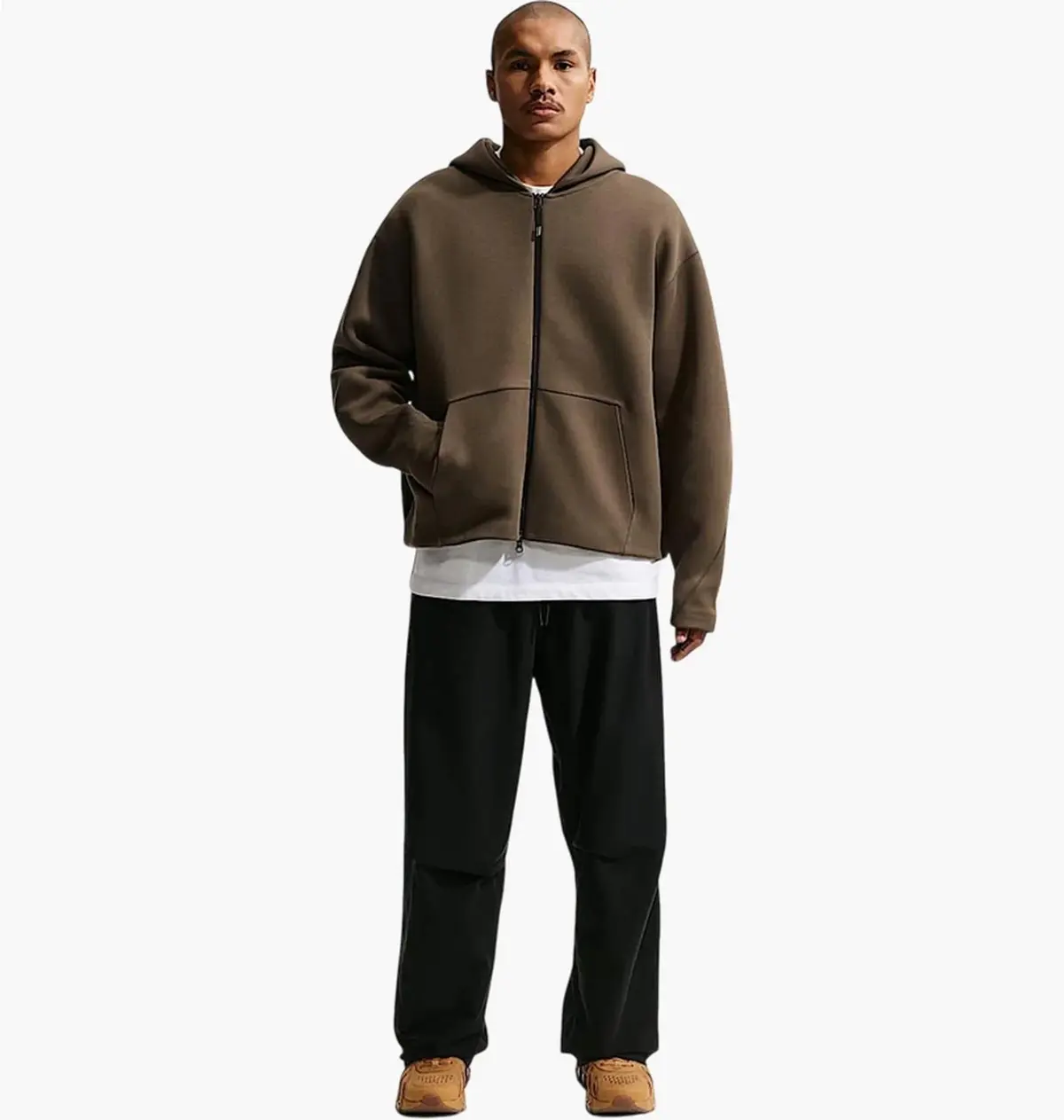Кофта чоловіча Nike Tech Fleece Full-Zip Brown