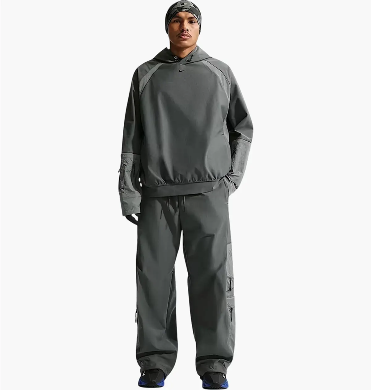 Брюки чоловічі Nike Tech Dri-Fit Shori Knit Utility Olive/Grey