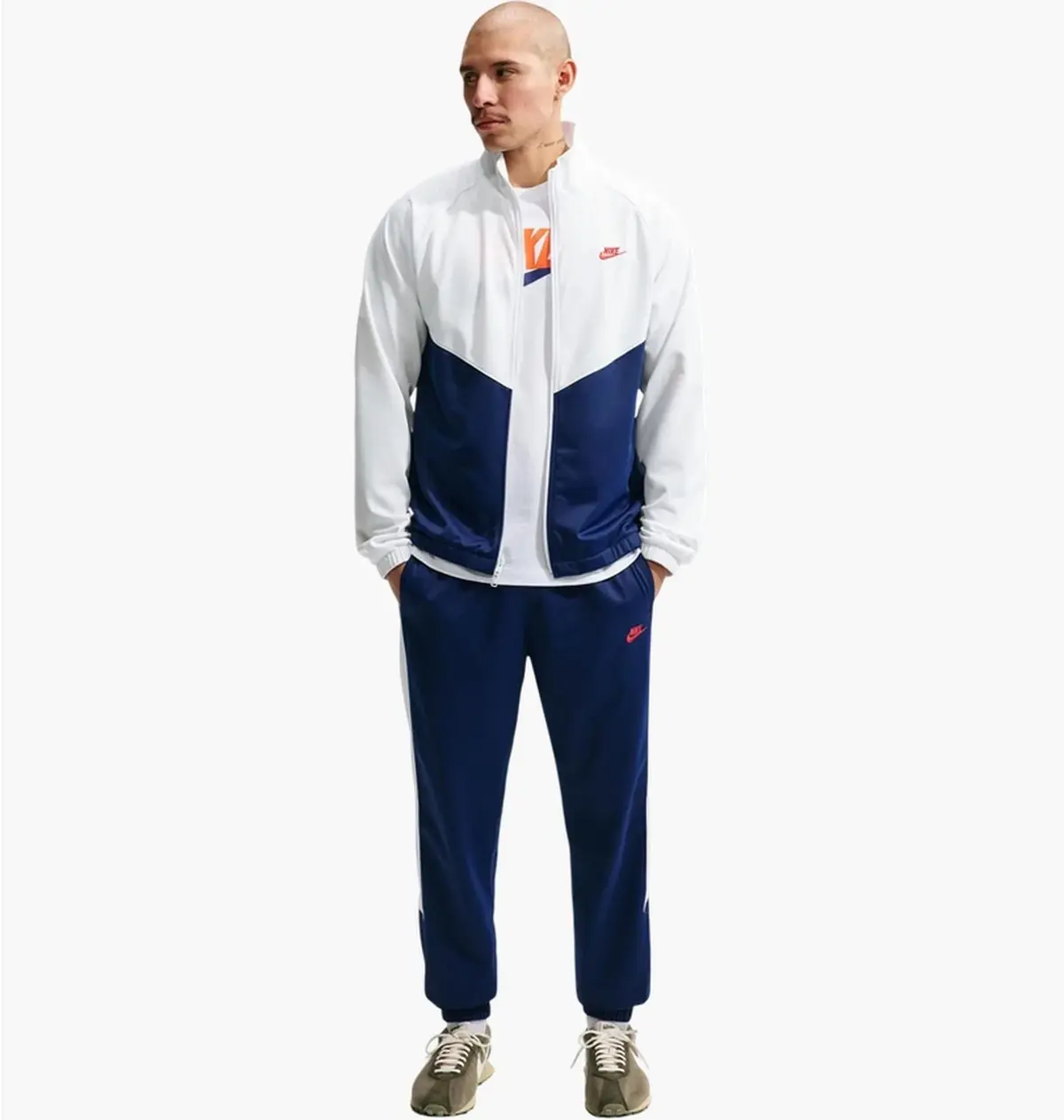 Спортивний костюм чоловічий Nike Windrunner Poly-Knit Tracksuit Black