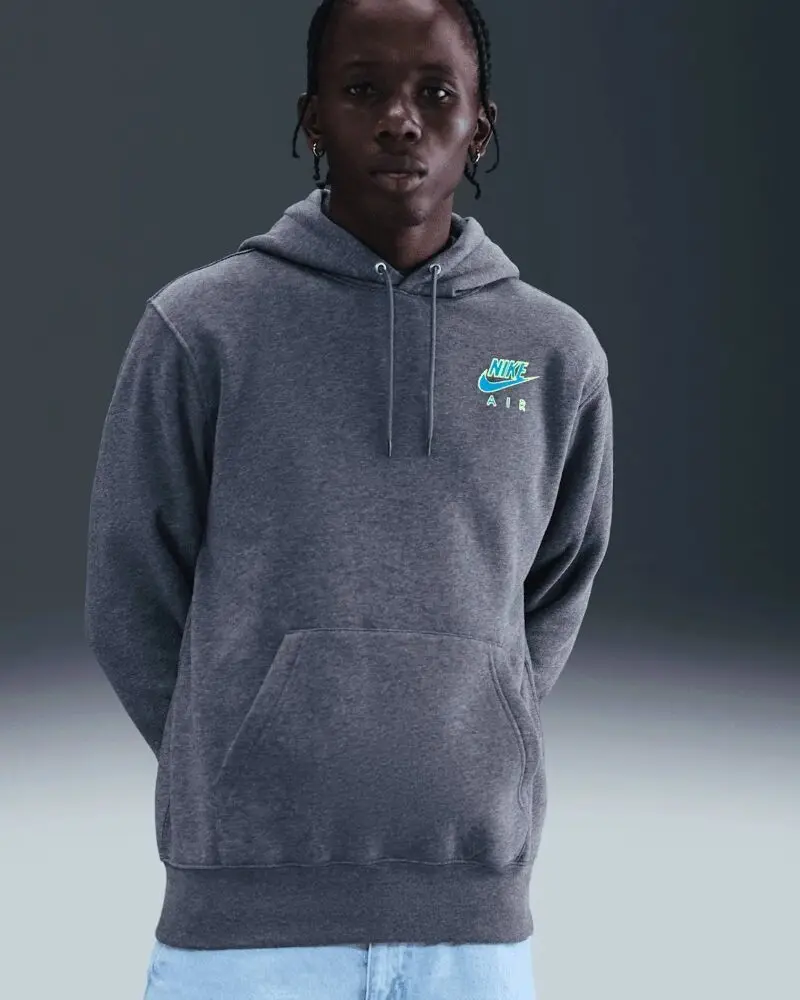 Кофта мужская Nike Club Pullover Fleece серая IF1767-071