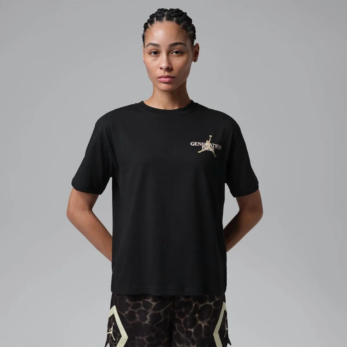 Футболка жіноча Jordan W J Spt Df Ss Gfx Tee Verb