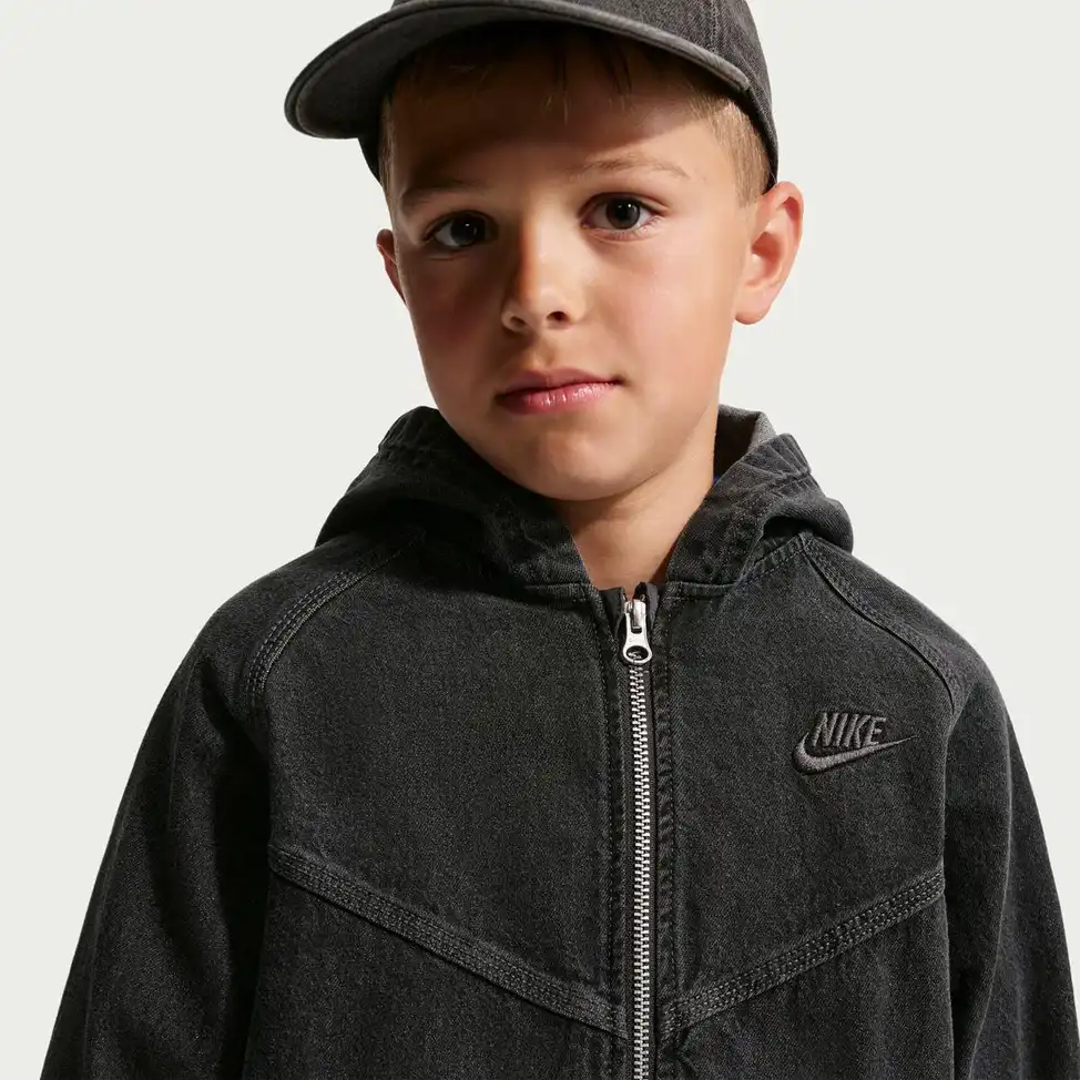 Светр дитячий Nike Sportswear Collection Windrunner чорний IF2306-010