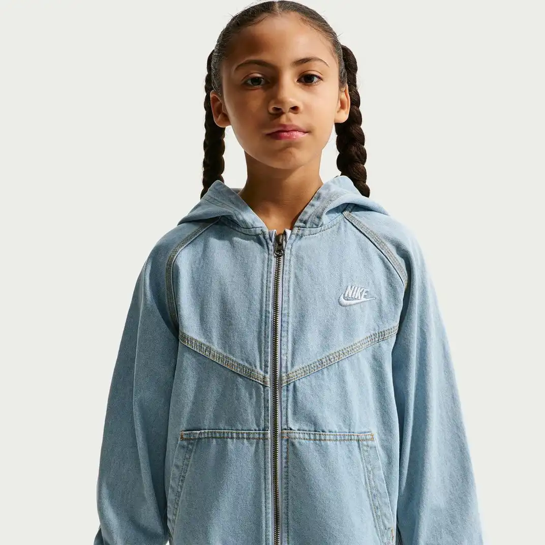Свитер детской Nike K Nsw Wr Denim Fz Jacket