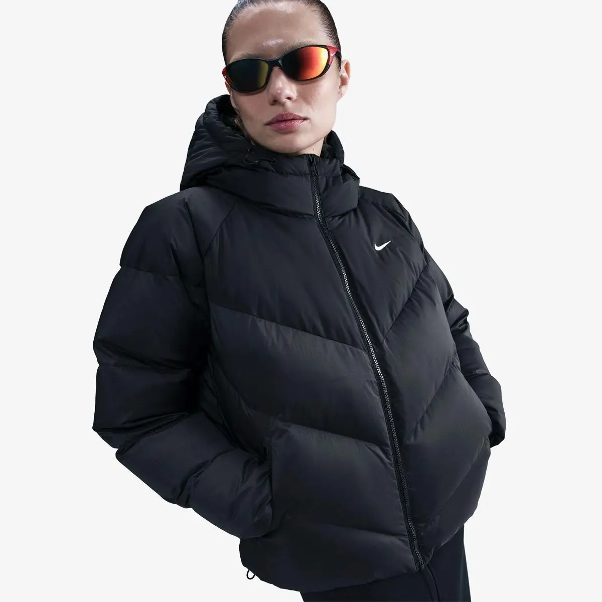 Куртка жіноча Nike W Nsw Sf Downfl Nk Wpfr V2