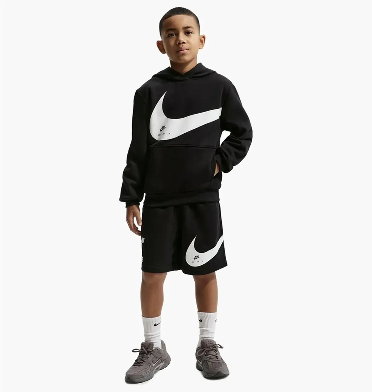 Шорты детские Nike Sportswear Club Big Kids French Terry Shorts Black
