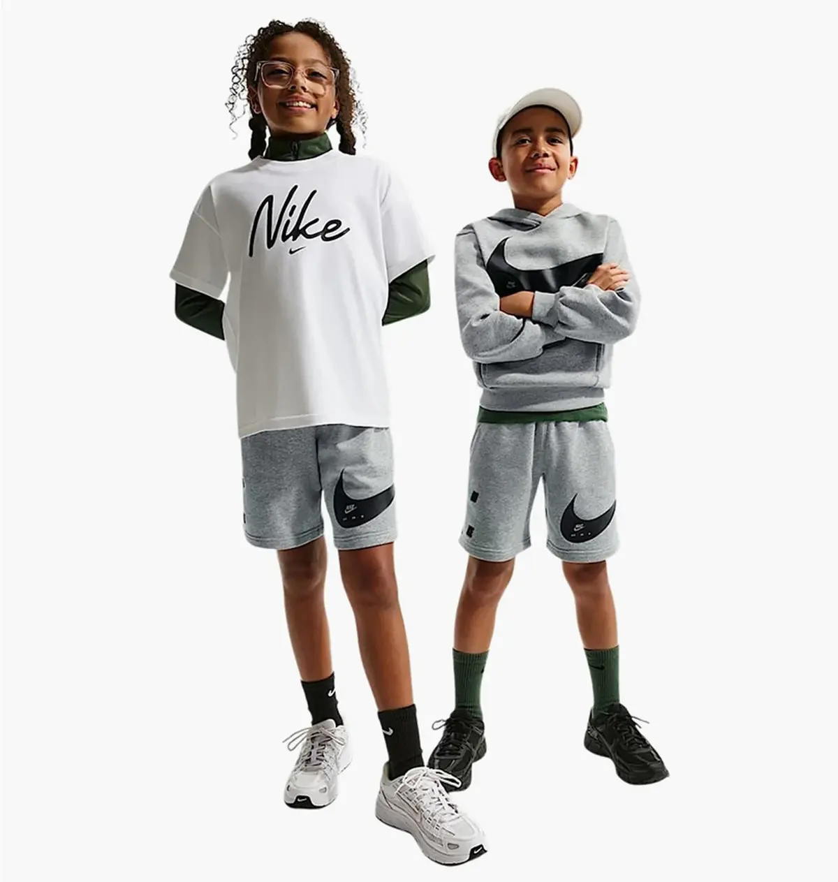 Шорты детские Nike Sportswear Club Big Kids French Terry Shorts Grey