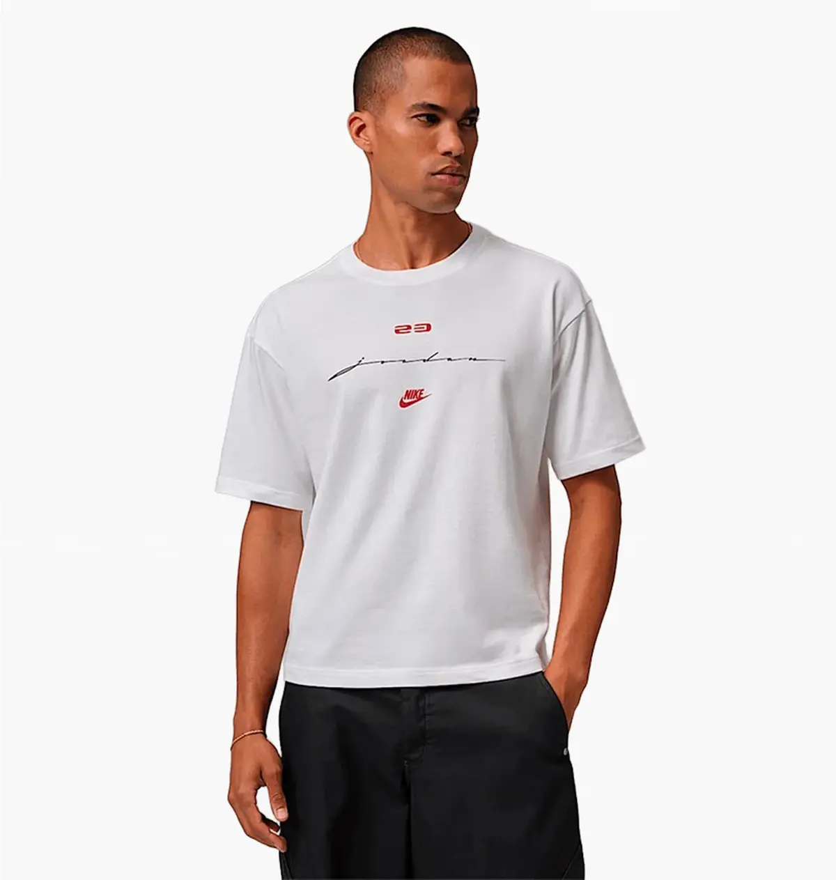 Футболка мужская Jordan Flight Script White