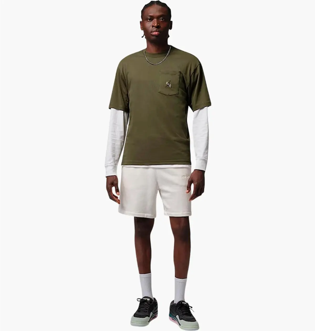Футболка мужская Jordan Pocket Crew Olive