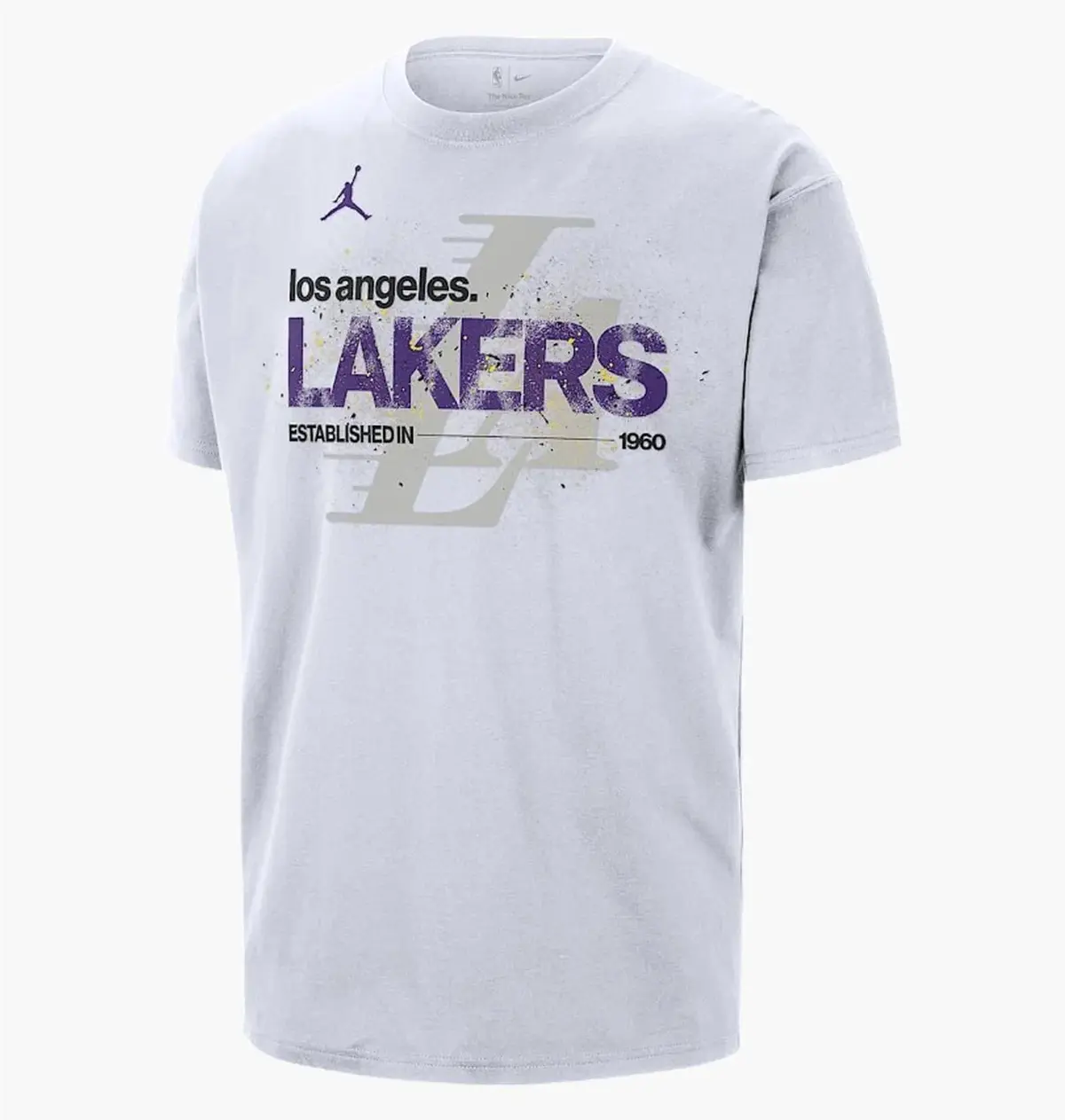 Футболка мужская Jordan Los Angeles Lakers Courtside Statement White
