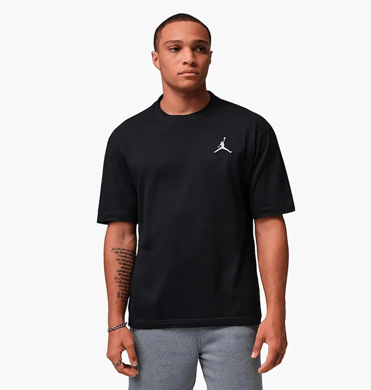 Футболка мужская Jordan J Jumpman Emb Ss Crew Black