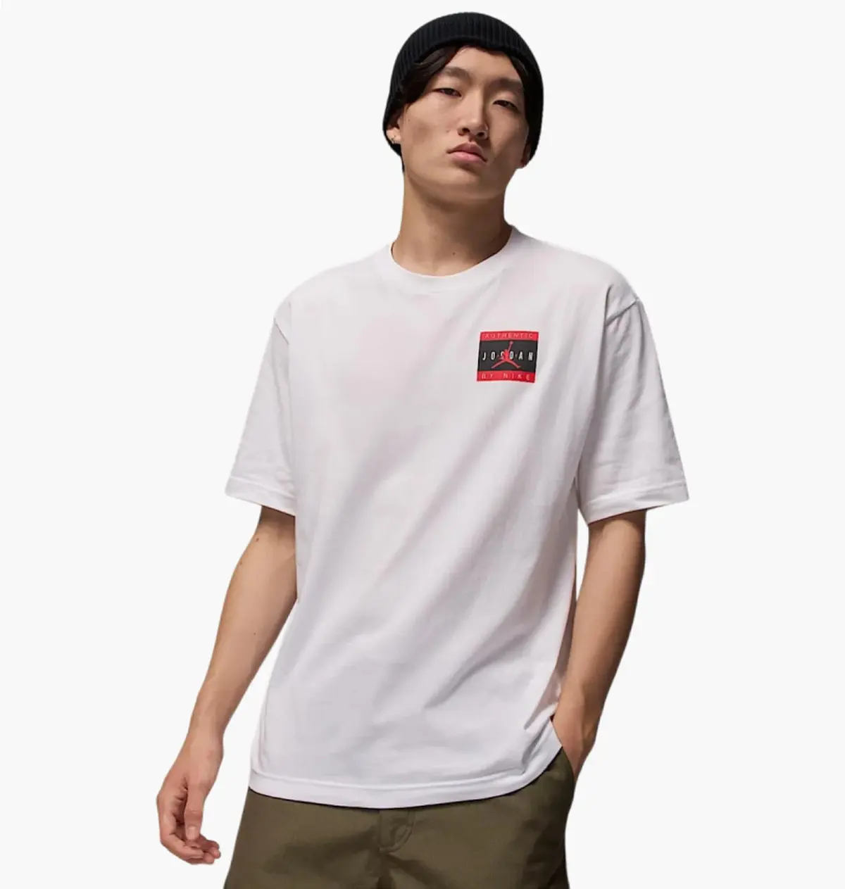Футболка мужская Jordan Ss Crew Hombre White