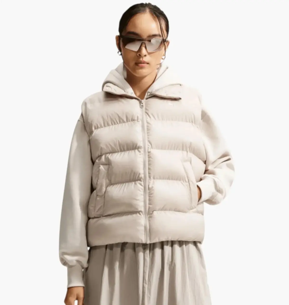 Жилетка жіноча Nike Nk Tf Syn Clssc Beige