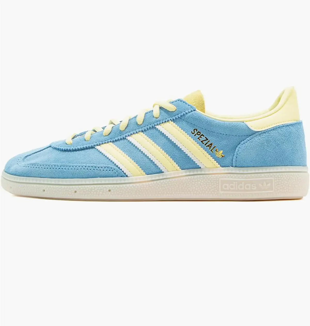 Кросівки жіночі Adidas Handball Spezial "Semi Blue Burst / Almost Yellow / White"