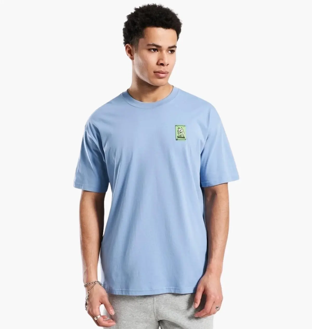 Футболка чоловіча Nike Graphic Relaxed Light Blue