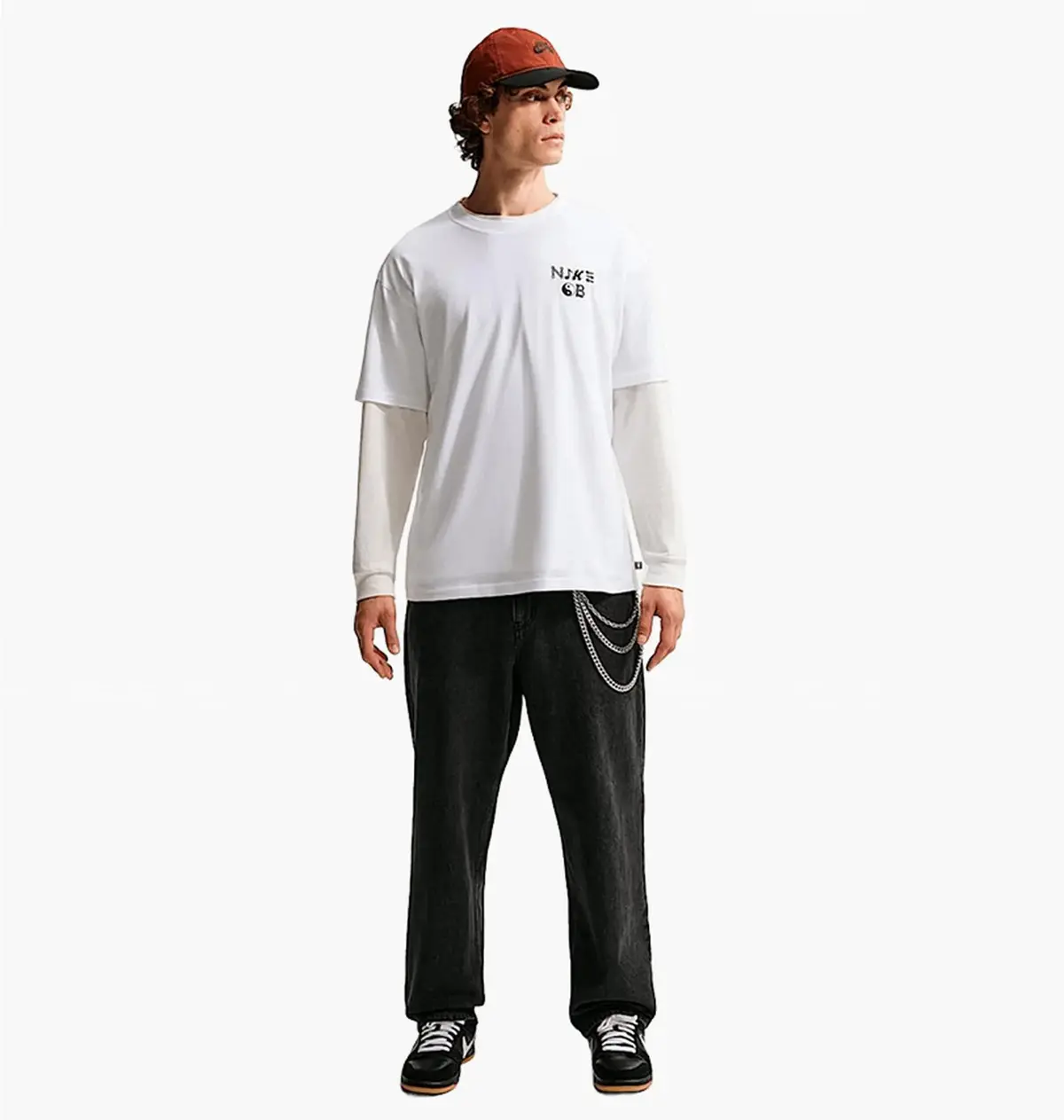 Футболка чоловіча Nike Sb Stickers White