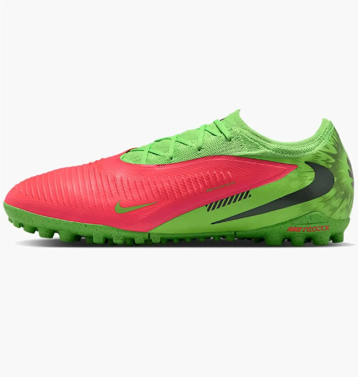Бутси унісекс Nike Reactx Phantom 6 Low Pro Tf Eh Green/Red