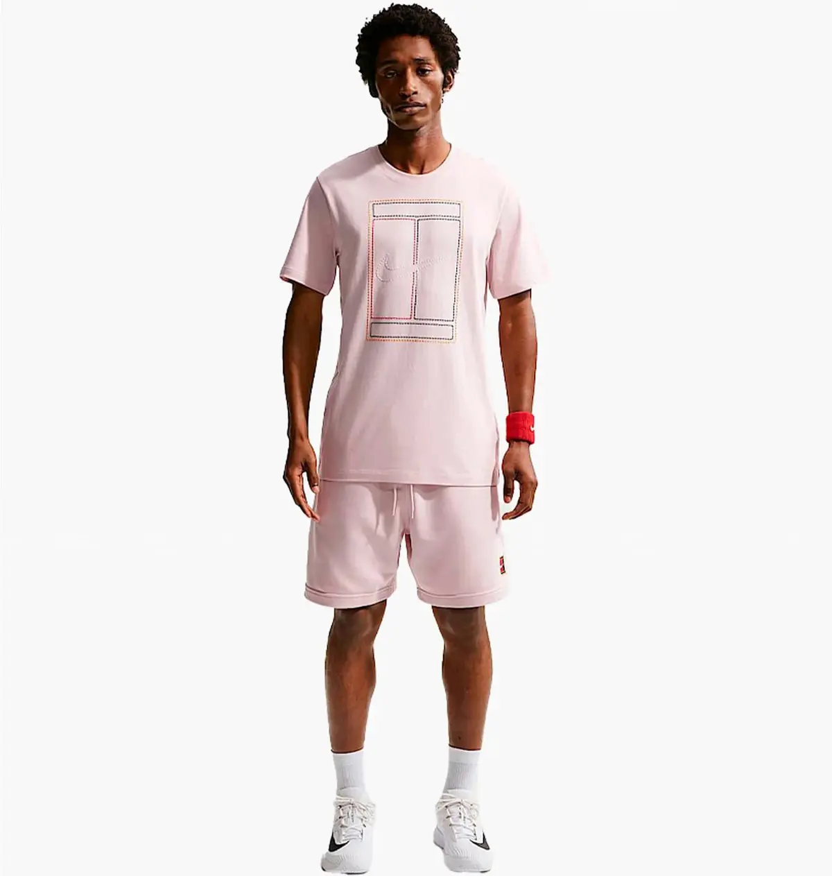 Футболка чоловіча Nike Court Heritage Pink