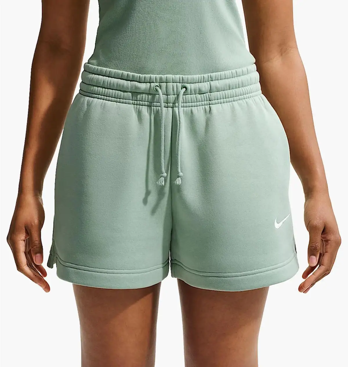 Шорти жіночі Nike W Nsw Phnx Flc Mr Std 4In Green