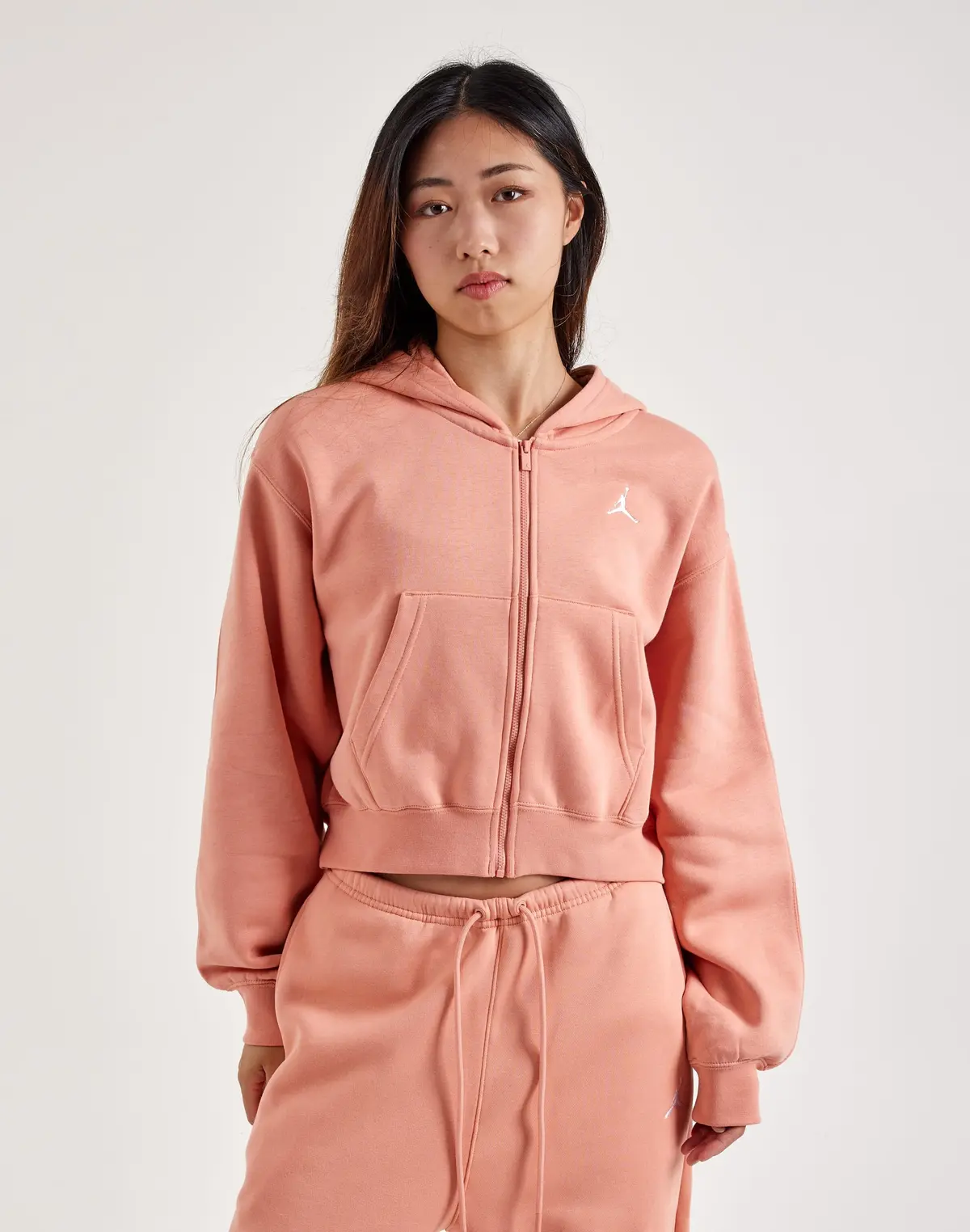 Кофта жіночі Nike Brooklyn Fleece Cropped Zip Hoodie