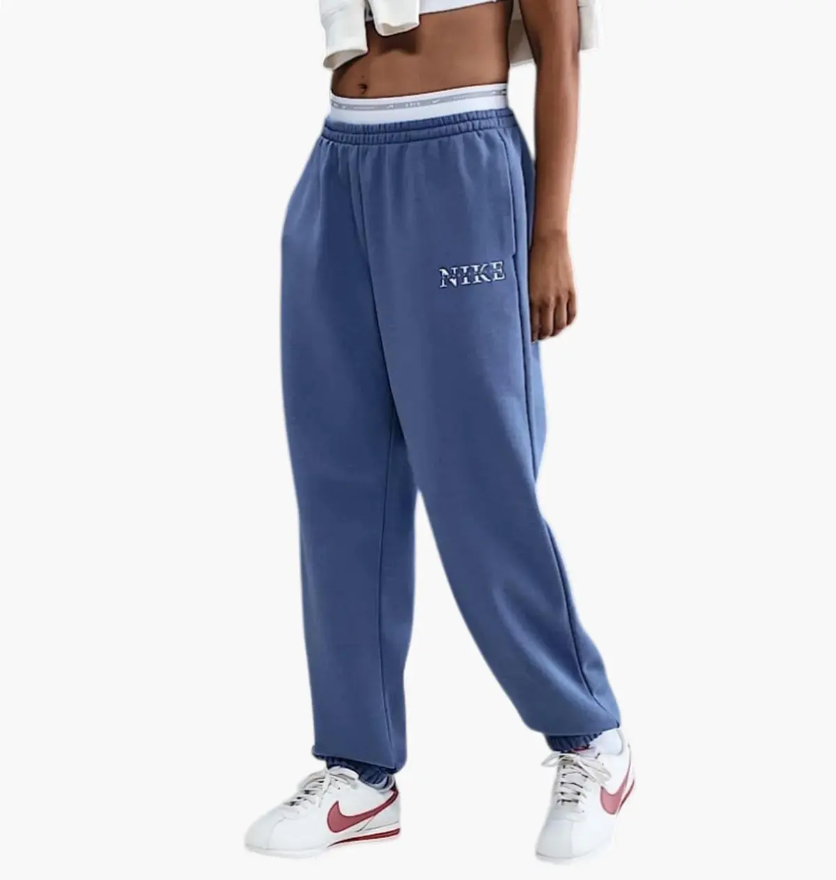 Брюки женские Nike Sportswear Phoenix Fleece Blue