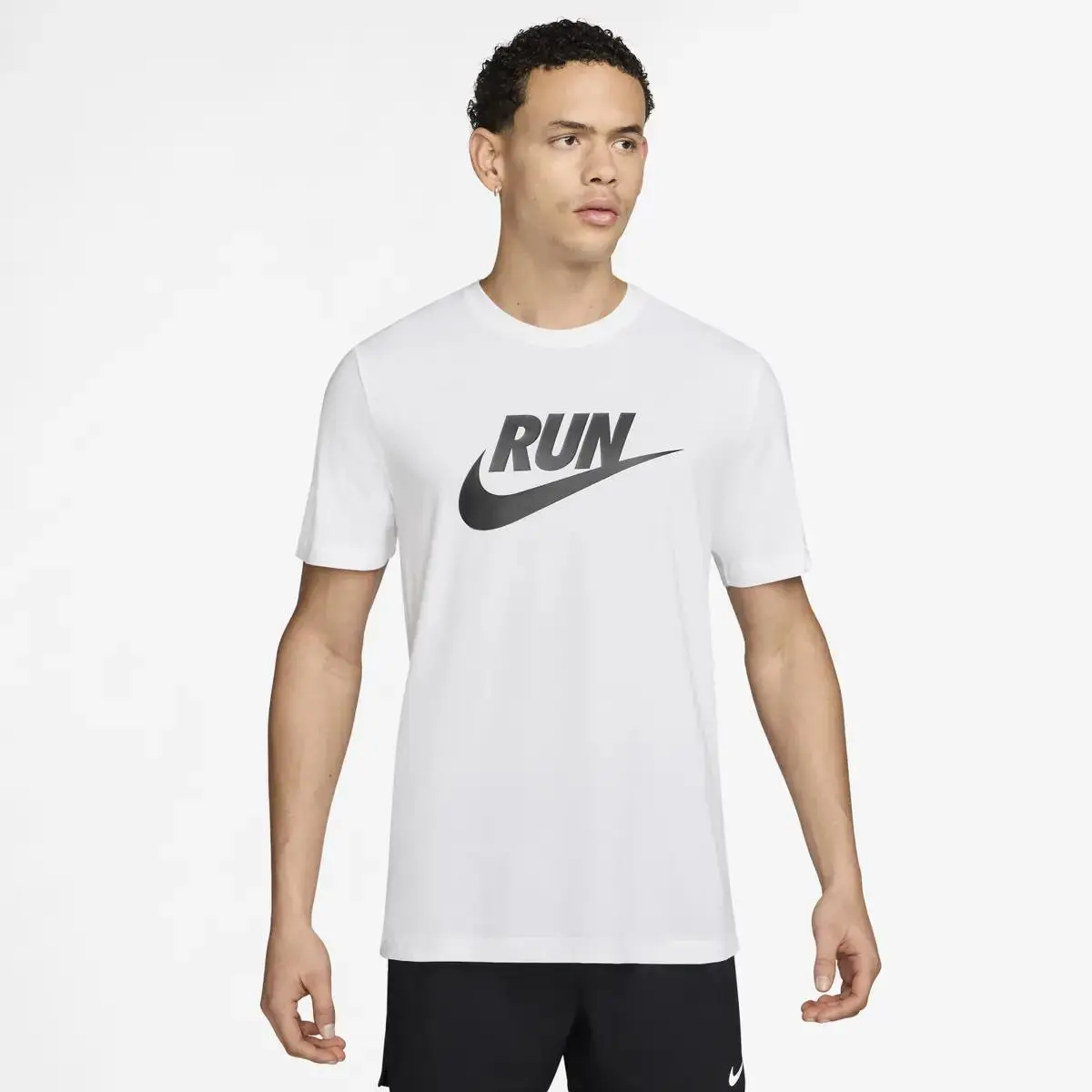 Футболка чоловіча Nike Dri Fit Swoosh Running Sleeve Shirt