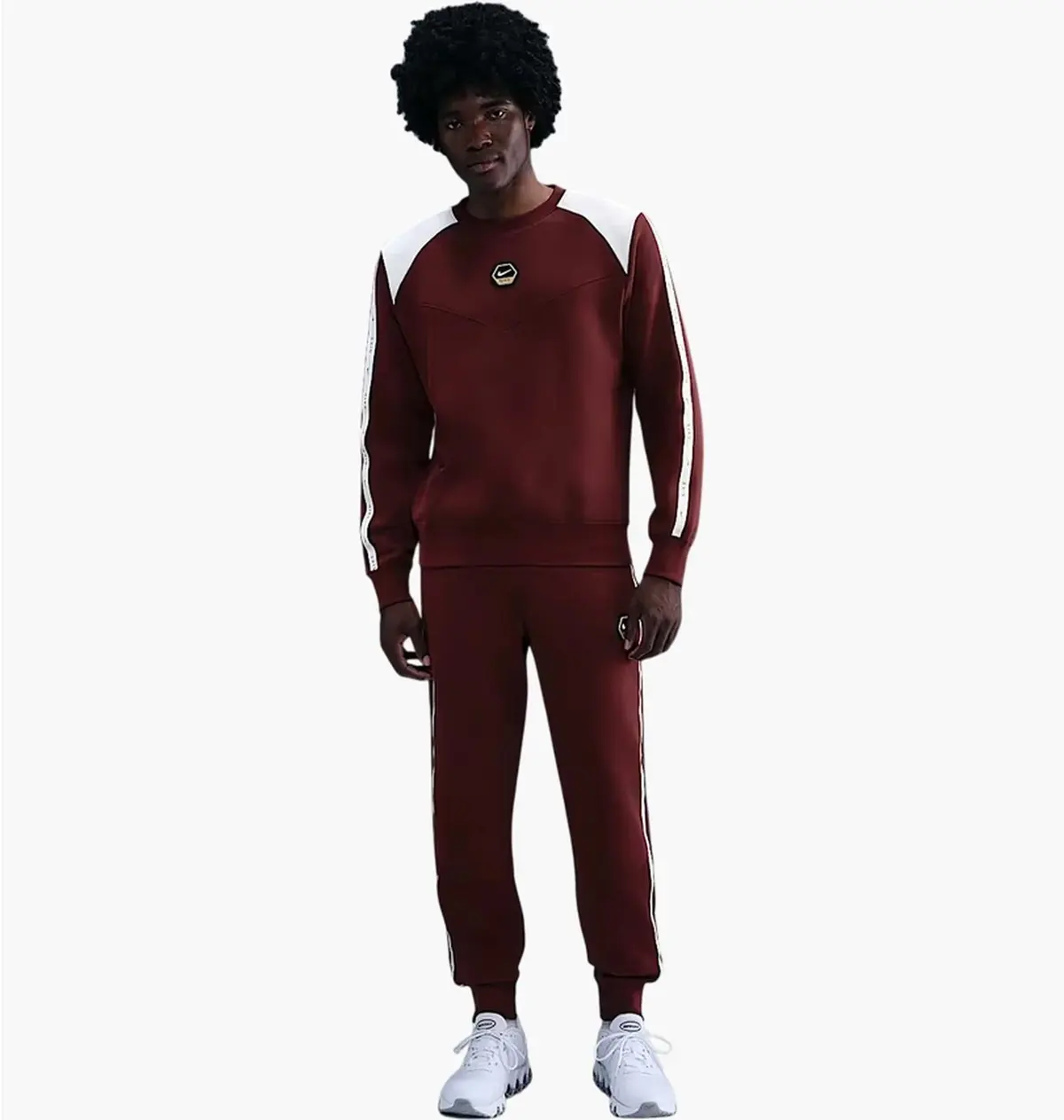 Кофта мужская Nike Sportswear Club Fleece Crew Bordo бордовая IH4286-619