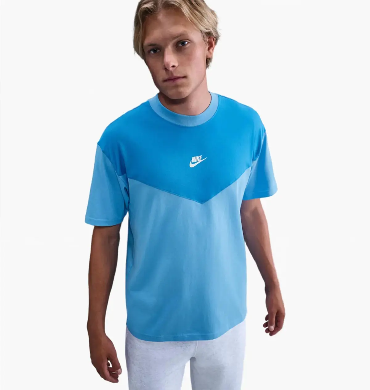 Футболка чоловіча Nike Tech Mix Blue