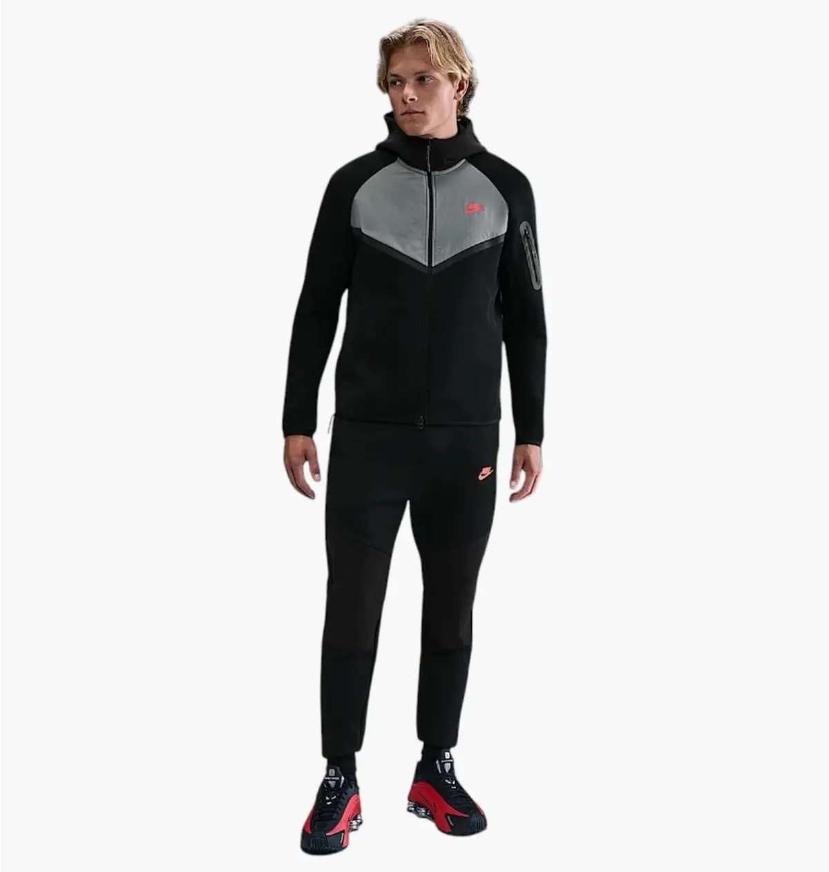 Кофта чоловіча Nike Tech Fleece Black/Grey