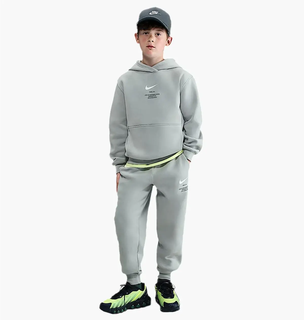 Спортивний костюм дитячий Nike Sportswear Club Fleece Grey
