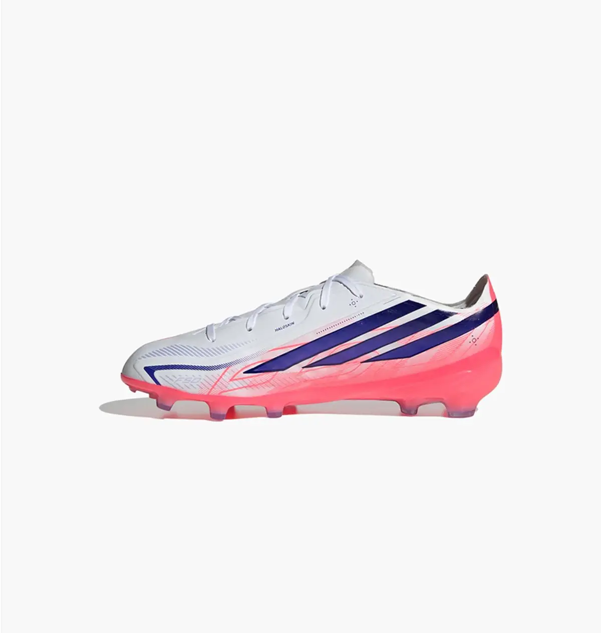 Бутсы детские Adidas F50 Hyperfast Elite Firm Ground White