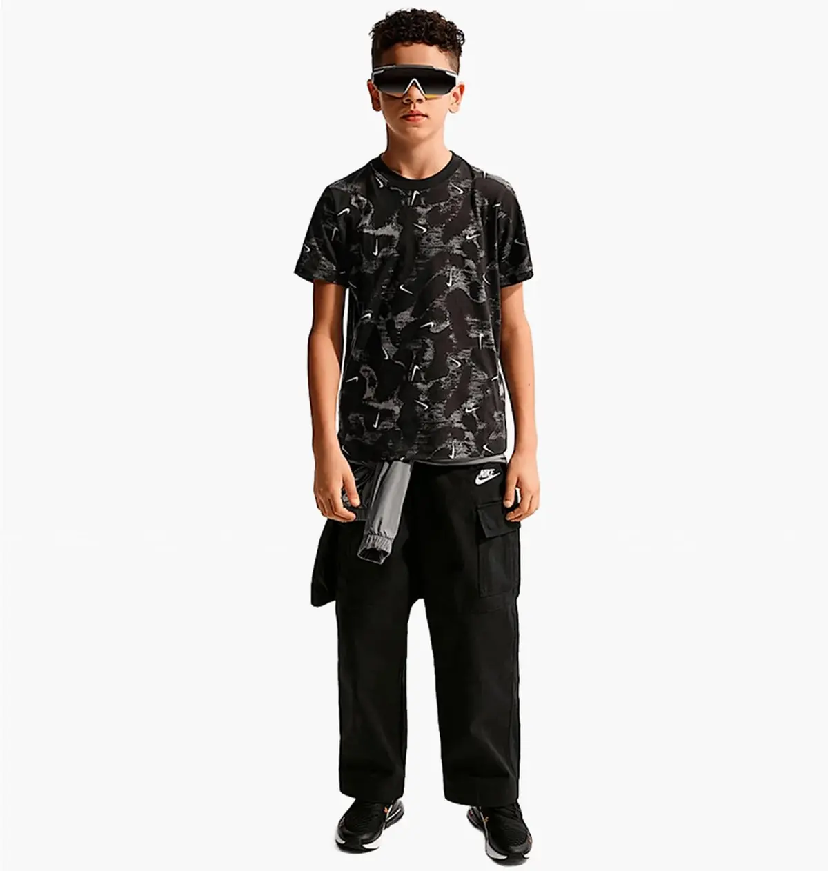 Футболка дитяча Nike Sportswear Black/Grey