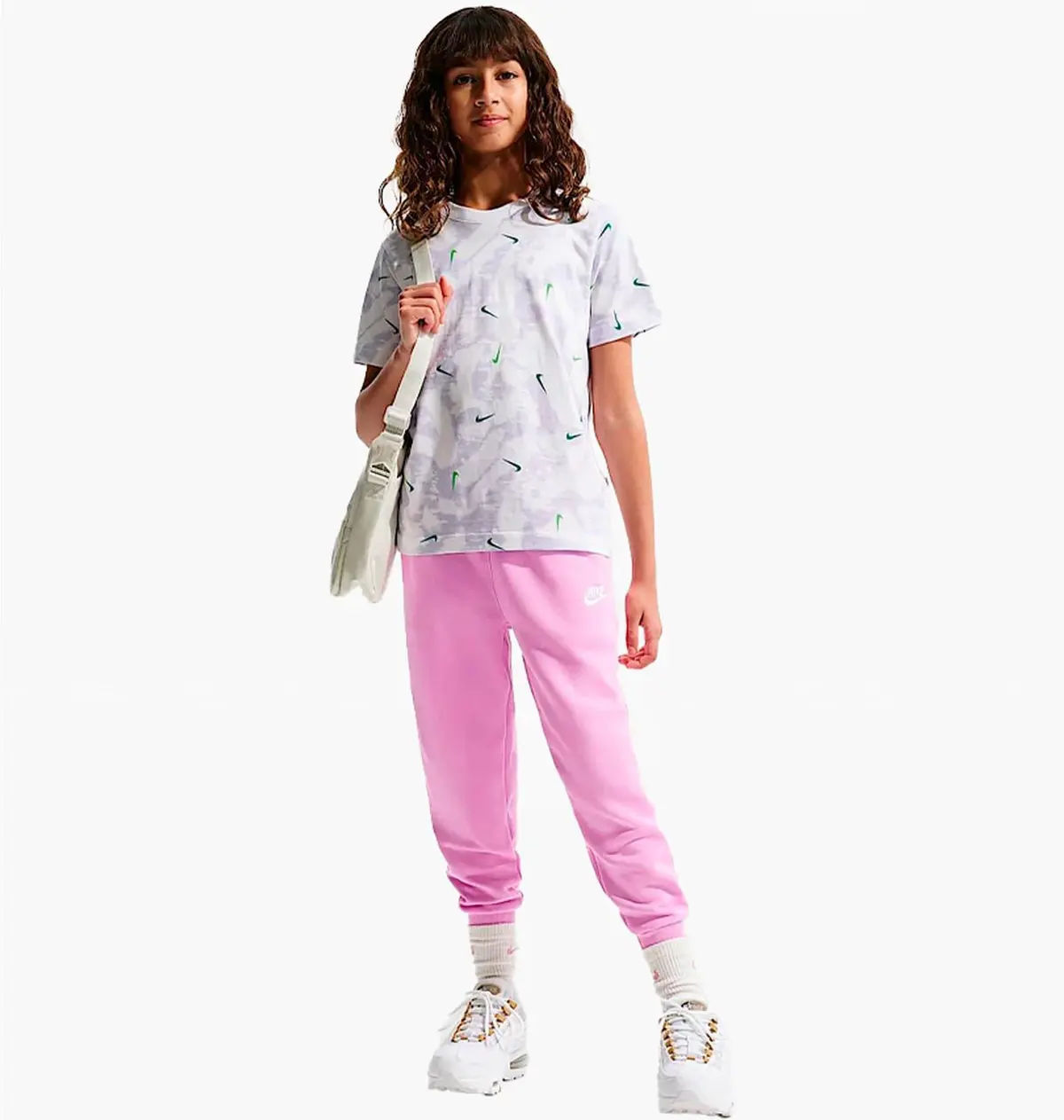 Футболка дитяча Nike Sportswear White/Violet