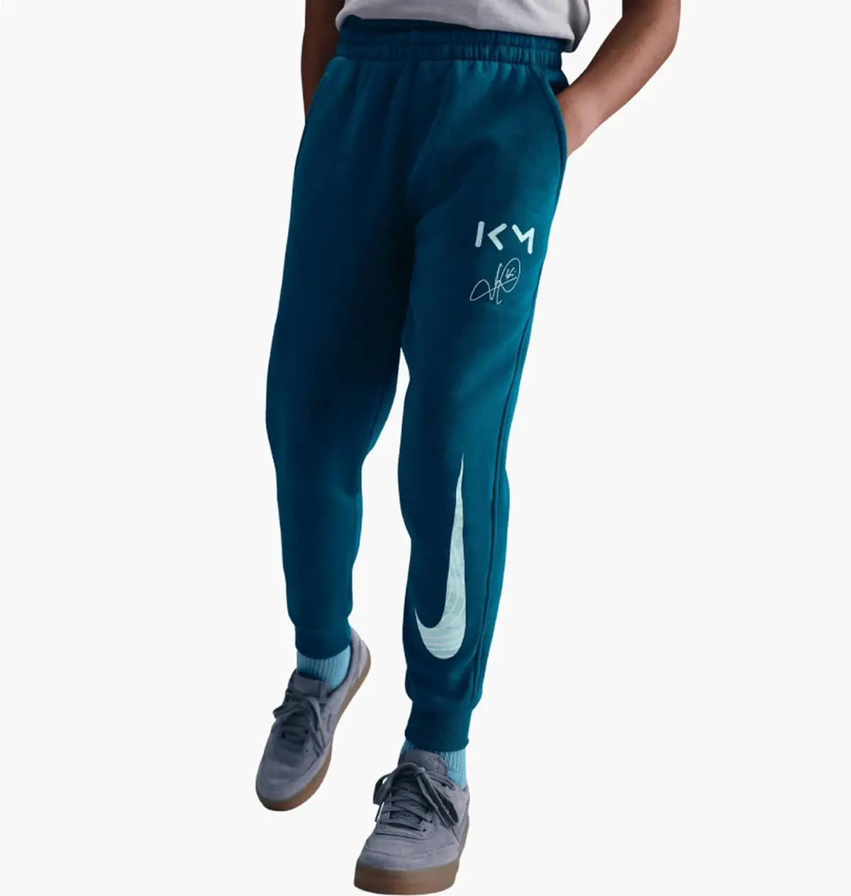 Брюки дитячі Nike Mbappe Club Fleece Green