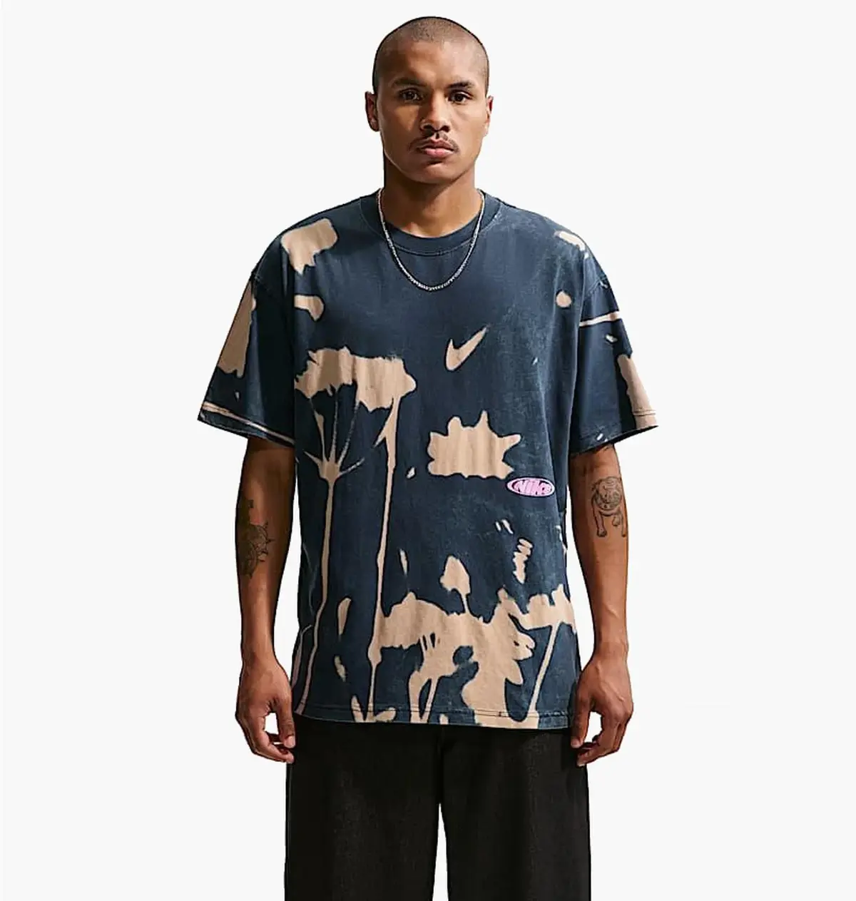 Футболка чоловіча Nike Nsw Tee Lse Floral Print Blue