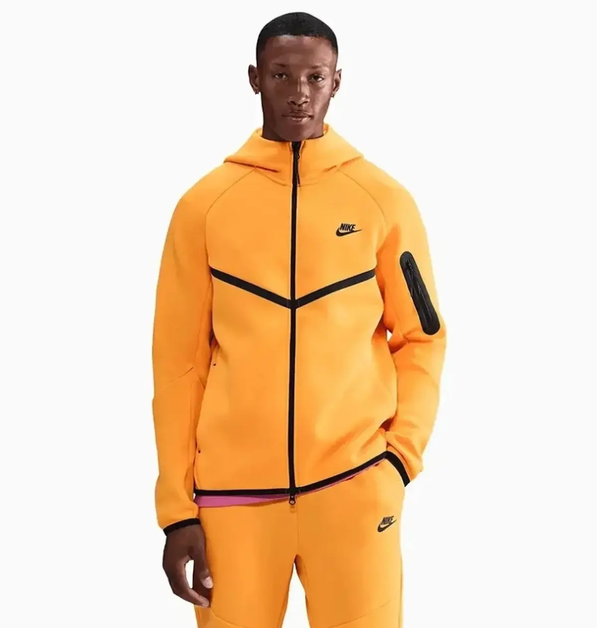 Кофта чоловіча Nike Tech Fleece Orange