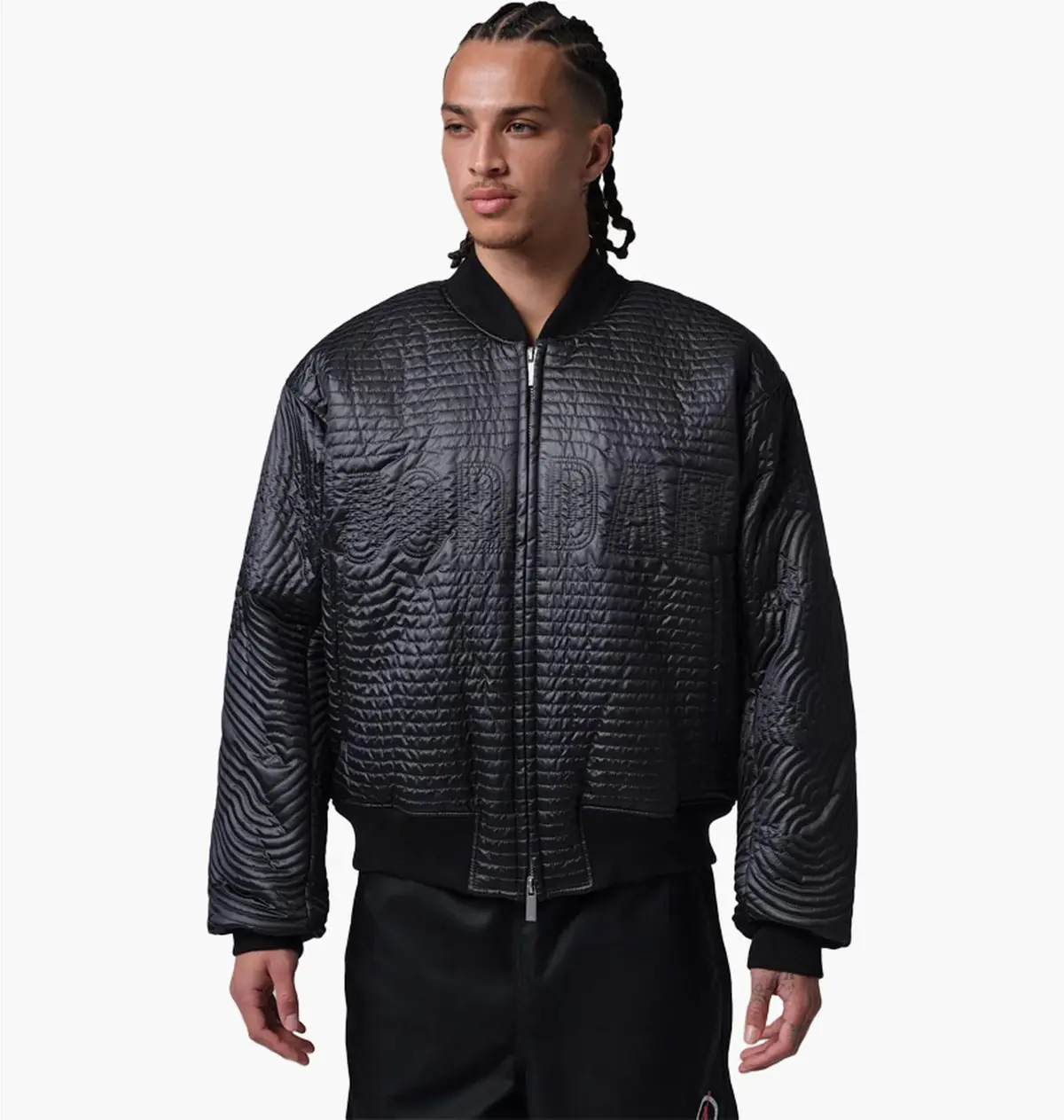 Бомбер чоловічий Jordan Flight Nylon Varsity Black