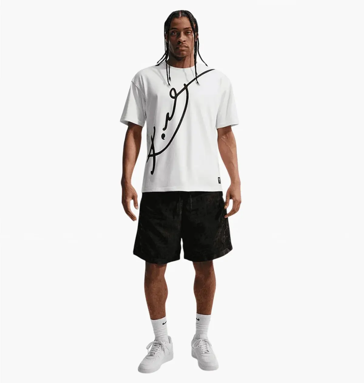 Футболка чоловіча Nike Kobe Mens Dri-Fit Basketball T-Shirt White/Black