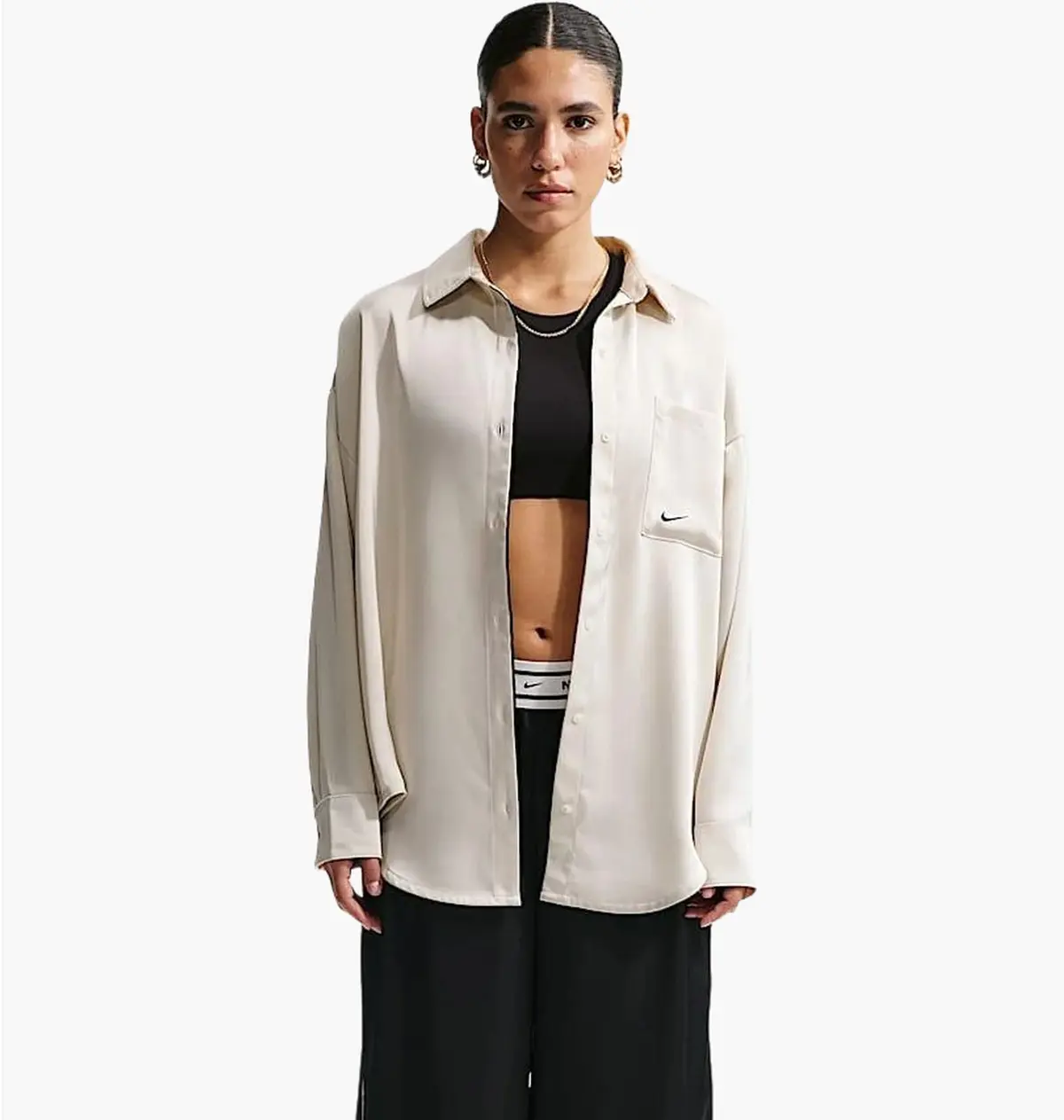 Кофта жіночі Nike Sportswear Oversized Beige