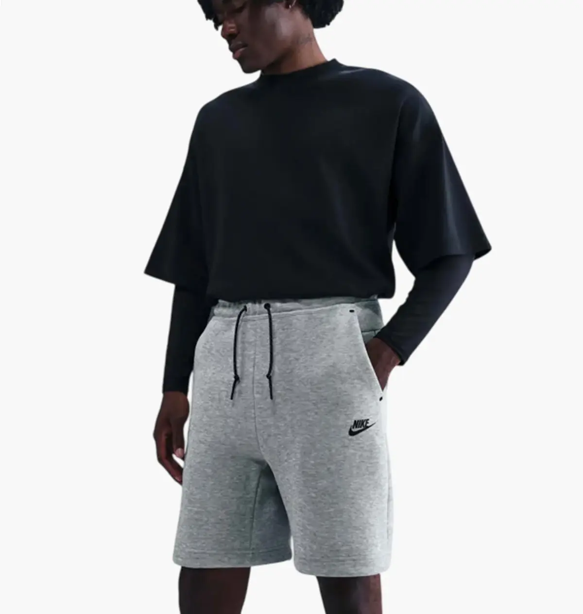 Шорти чоловічі Nike Sportswear Tech Fleece Grey