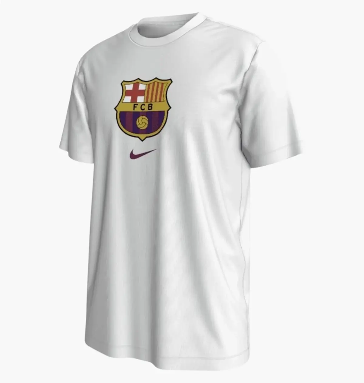 Футболка чоловіча Nike Fc Barcelona White