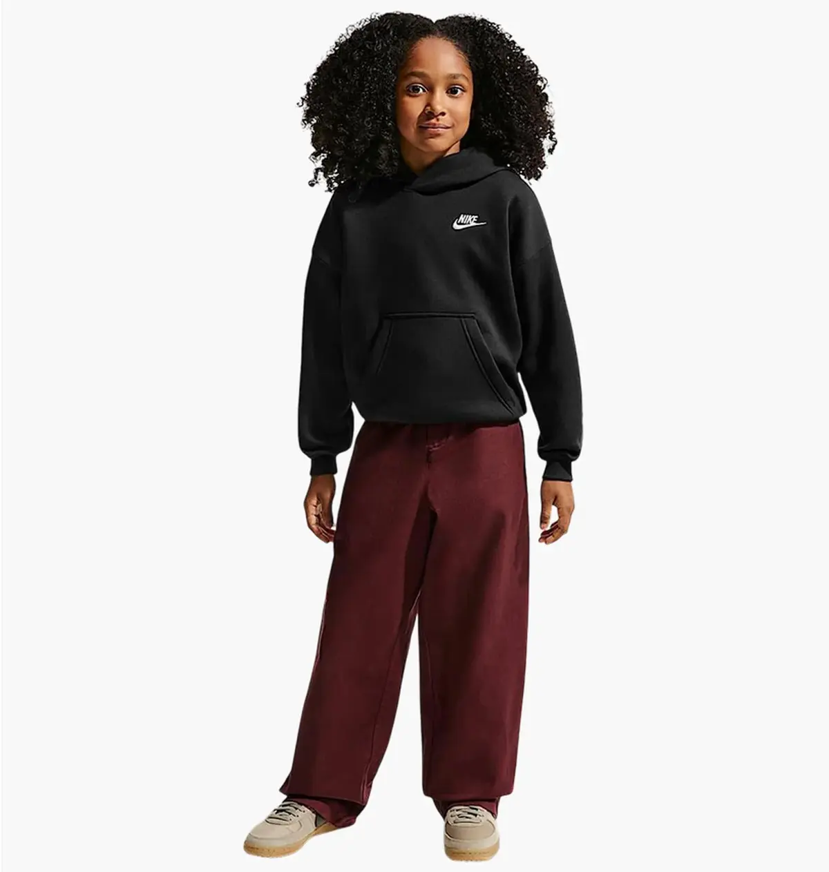 Свитер детской Nike Youth Club Fleece Oversized Hoodie Black