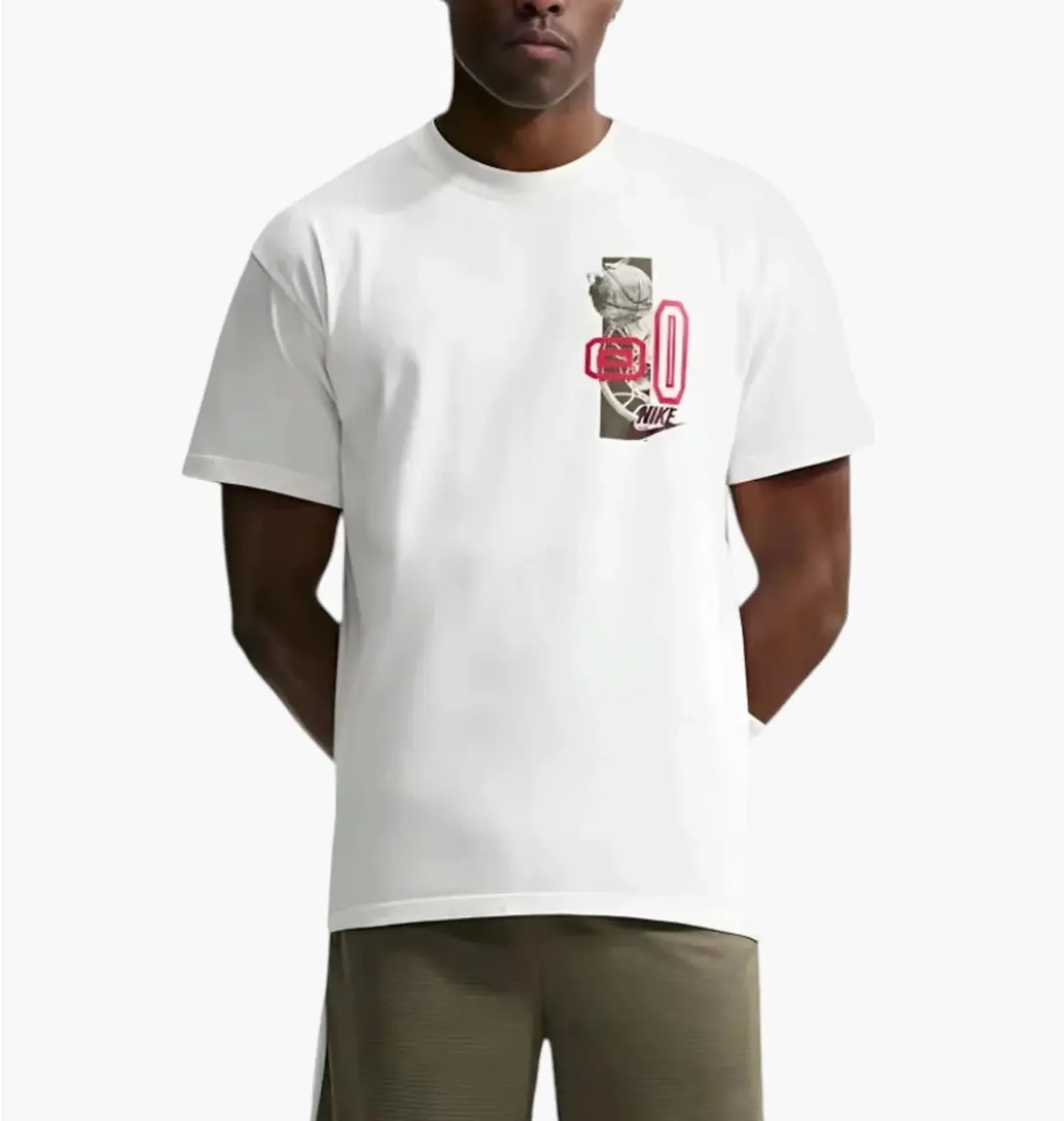 Футболка мужская Nike Nk Tee M90 белая IM5052-133