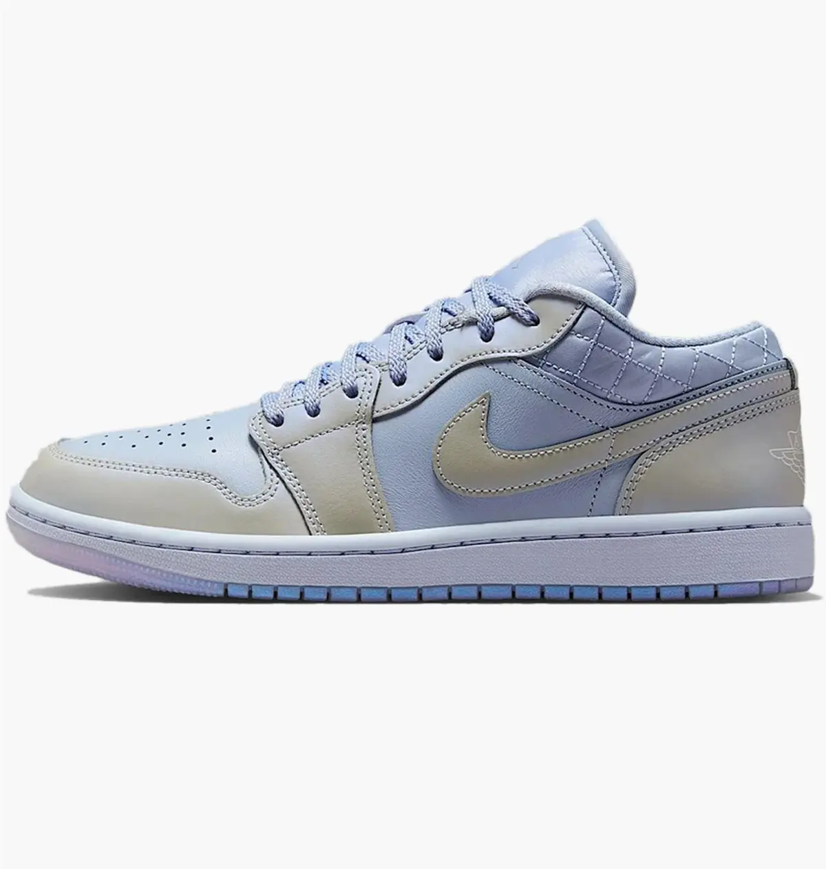 Кроссовки женские Jordan 1 Low Light Blue/Grey