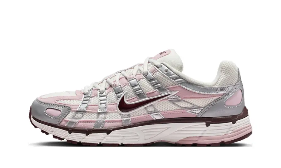 Кроссовки женские Nike P-6000 Silver Burgundy Plum Chalk