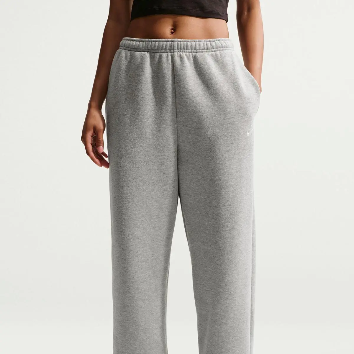 Брюки женские Nike Studio Fleece Medium Weight High-Rise Oversized Cuffed Pants