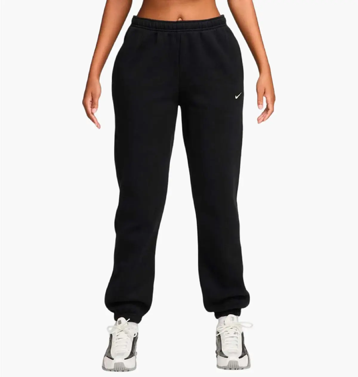 Брюки жіночі Nike Nk Stdo Flc Mw Mr Std Cf Black