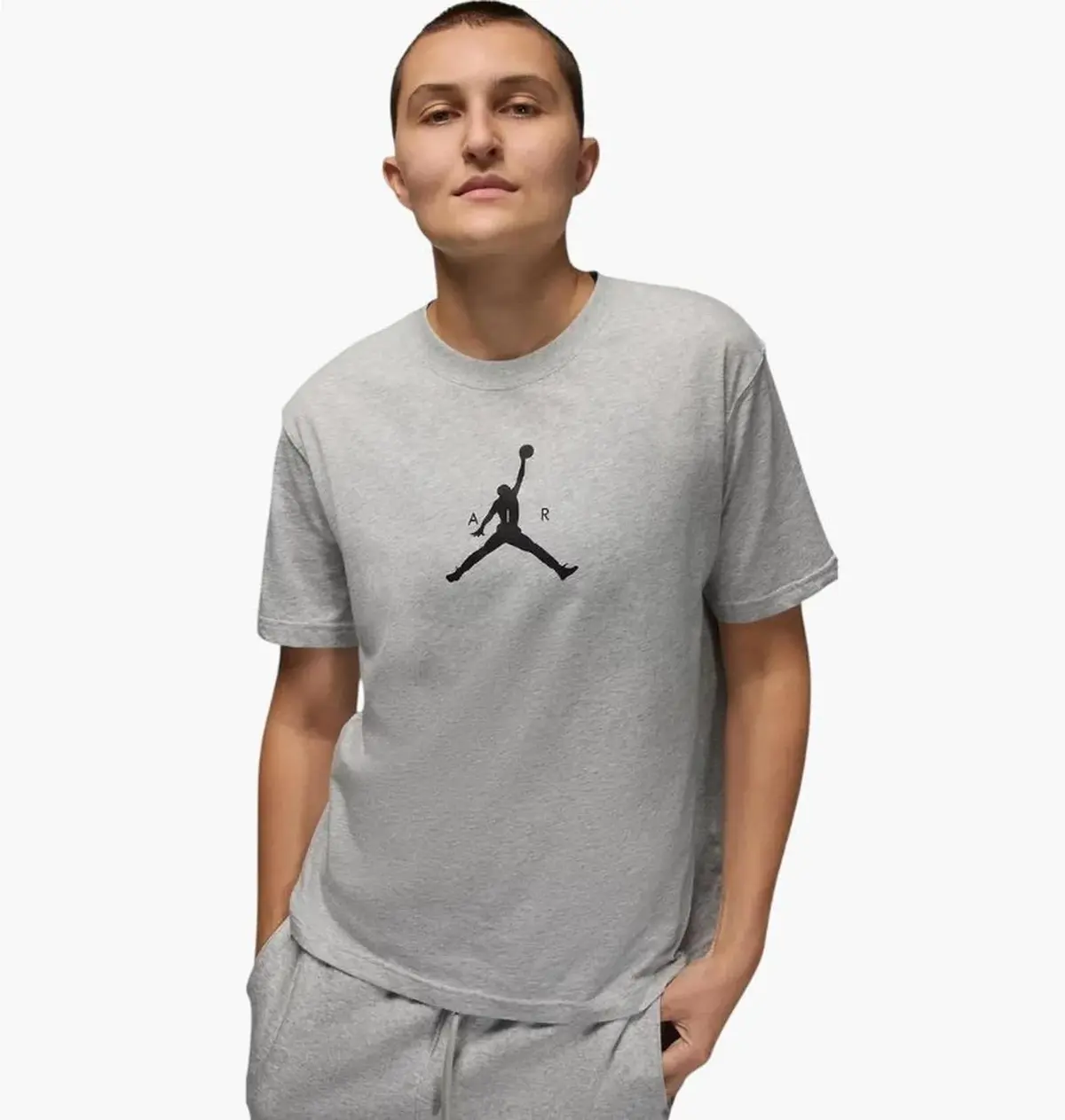 Футболка женская Jordan Jumpman Grey