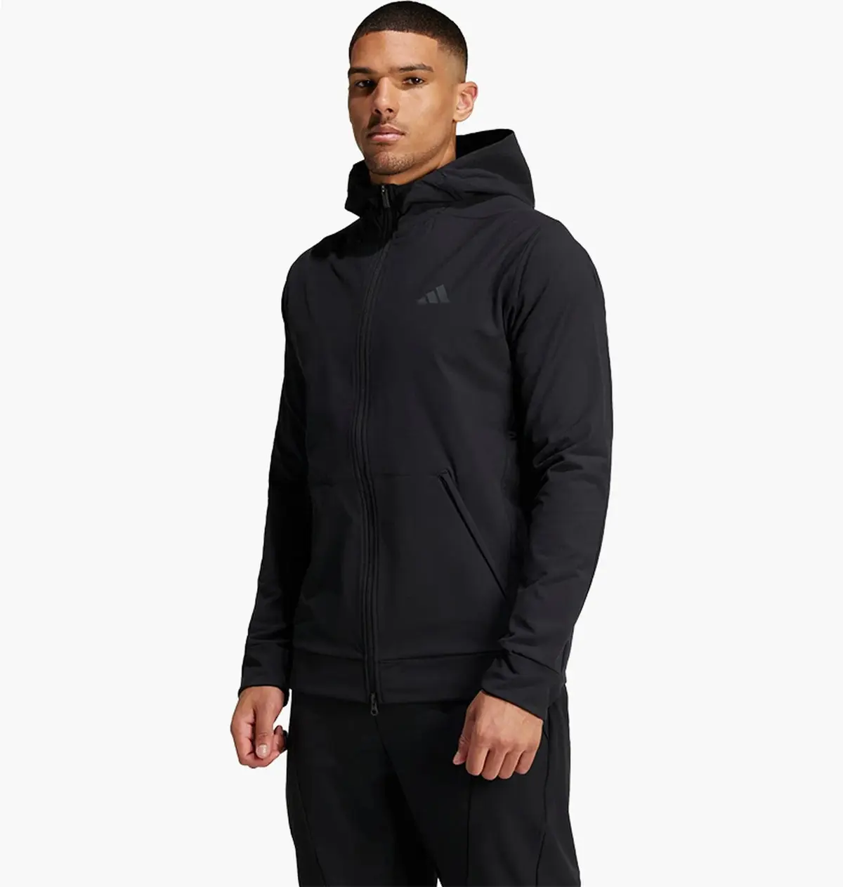 Кофта мужская Adidas Designed For Training Cold.Rdy Full-Zip Black