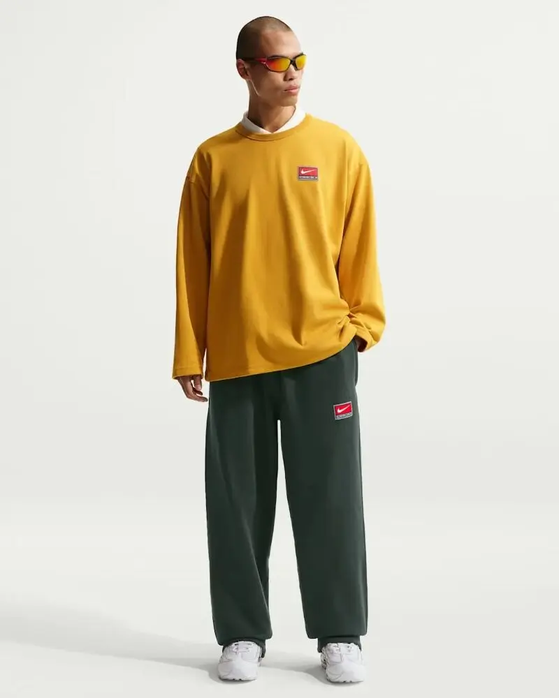 Брюки мужские Nike Solo Swoosh Fleece зеленые IO0675-317